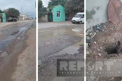 Sarayda sakinlər tez-tez kanalizasiyanın tutulmasından çətinlik çəkirlər