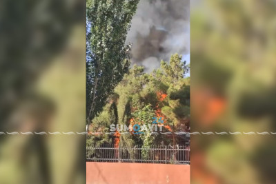 “Zirvə” kafesində yanğın olub