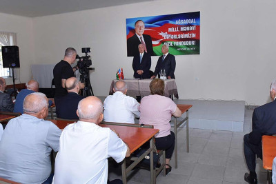 Ağsaqqallar şurasında ulu öndərin yubileyi tədbiri baş tutub
