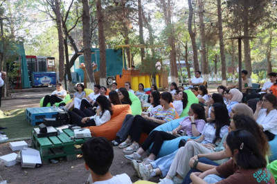 Bələdiyyə parkında maarifləndirici təlim baş tutub