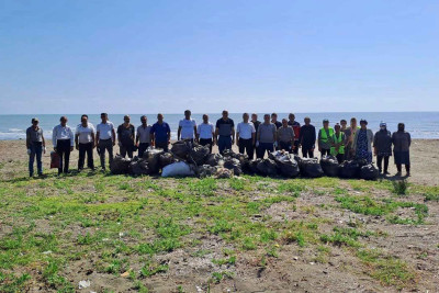 Xəzər dənizinin sahil zolağında ekoaksiya təşkil olunub
