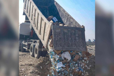 Sumqayıtda 28 ton süd məhsulları məhv edilib