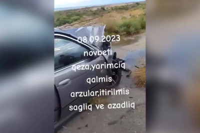Sumqayıtdakı ağır qəzadan sonrakı video