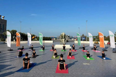 Bədii gimnastika üzrə nümunəvi çıxışlar təşkil edilib