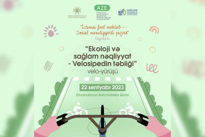 Şəhər sakinləri veloyürüşə dəvət olunurlar