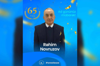 Sumqayıtda güləşi inkişaf etdirən Rəhim Novruzovun yubileyi olub