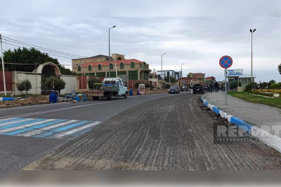 Sahil küçəsinə 70 min kvadratmetr asfalt vurulacaq