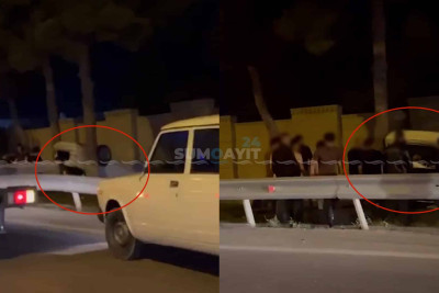 İdarəetməni itərən sürücü avtomobili aşırıb