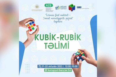 Məktəblilər arasında “kubik-rubik” yarışı təşkil olunacaq