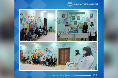 Səhiyyə işçiləri valideyinləri peyvəndin əhəmiyyəti haqda maarifləndiriblər
