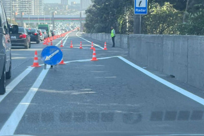 Bakı-Sumqayıt yolunda avtobus zolağı yaradılır