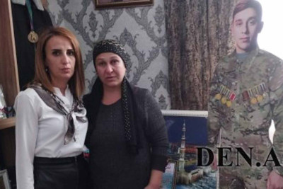 Gimnaziyanın kollektivi şəhid ailəsi ilə maraqlanıb