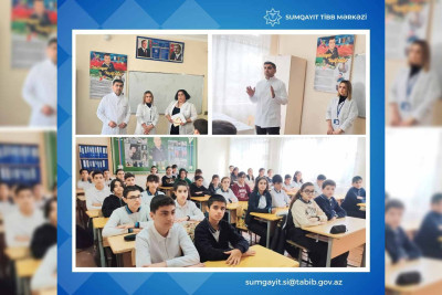 Məktəblərdə sağlam həyatla bağlı maarifləndirmə aparılıb