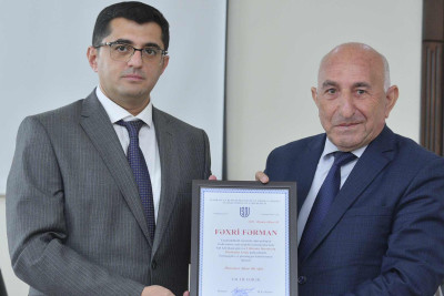 Müəllimlər Günü ilə əlaqədar bir qrup təhsilverənlər təltif olunub