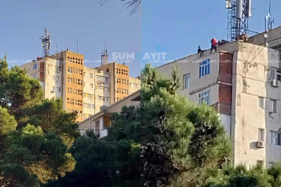 İntihara cəhd edən kişi xilas edilib