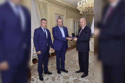 Çerkassı şəhərinin nümayəndə heyəti Sumqayıtda olub