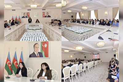 Sumqayıtda “Azərbaycan qadınlarının cəmiyyətdə rolu”ndan danışılıb