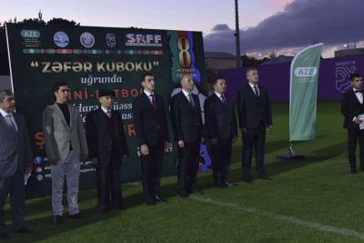 Sumqayıtda minifutbol turniri baş tutub