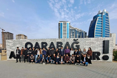 Tələbələr Hərbi Qənimətlər Parkında olublar