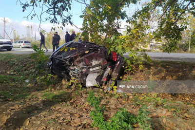 Sumqayıt sakini Şabranda qəzaya uğrayıb