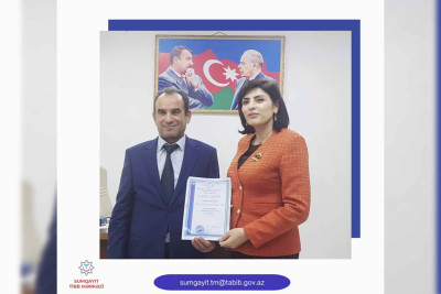 Sumqayıtın baş mama-ginekoloqu təltif edilib