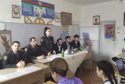 Yuxarı sinif şagirdləri narkomaniyanın fəsadları haqda maarifləndiriliblər