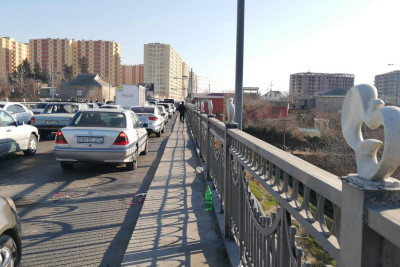 “Saray” körpüsünün problemi qısamüddətli həll olub