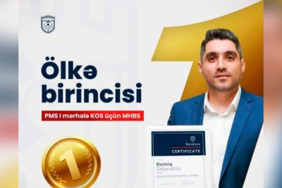 Sumqayıtlı kadr Azərbaycan birincisi olub