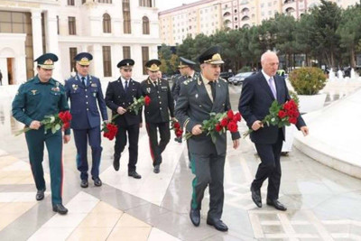 Hərbi Prokurorluğun rəhbər şəxsləri Sumqayıtda təbdir keçiriblər