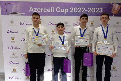 Şagirdlərimiz "Azercell Cup" müsabiqəsində yüksək performans göstəriblər