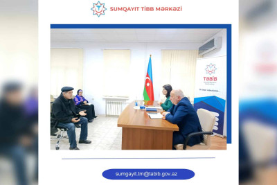 STM-in direktoru sakinlərin müraciətlərini dinləyib