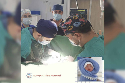 İki günlük körpə təcili Sumqayıta təxliyə edilib