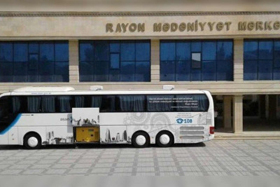 Səyyar “ASAN xidmət” avtobusu Xırdalanda