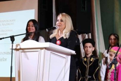 Təhsil işçiləri Heydər Əliyevin 100 illiyi ilə bağlı tədbirdə iştirak ediblər