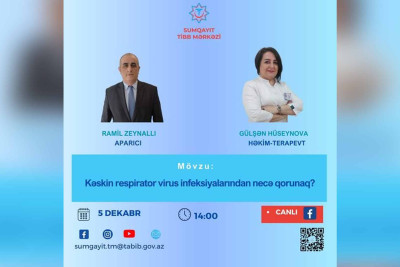 Ailə həkimi-terapevtə suallarınızı ünvanlaya bilərsiniz