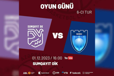 “Sumqayıt” basketbolçuları “Şəki” ilə qarşılaşacaqlar