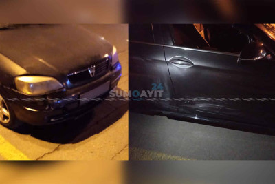 İşıqforda dayanmayan “Opel” qəza edib