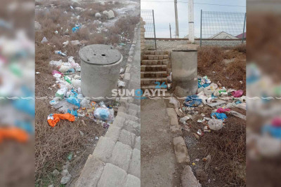 Sakinlər antisanitariya vəziyyətindən narazıdırlar