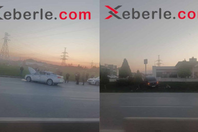 Şəhərin çıxışında qəza: sərnişin xəsarət alıb
