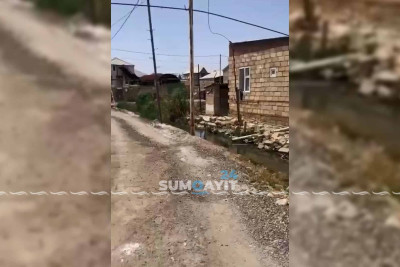 Ceyranbatanda üstüaçıq kanal ətrafa üfünət yayır