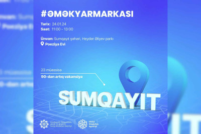 Sumqayıtda 90-dan artıq vakansiyaya işçi axtarılır