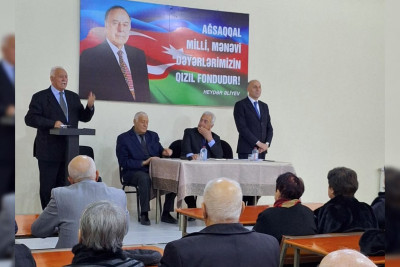 Şəhər ağsaqqalları prezident seçkiləri ilə əlaqədar tədbirdə iştirak ediblər