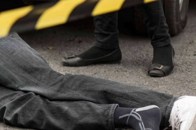 “Bolt”un motosikletçisi maşının altında qalıb