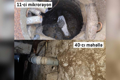 Sukanal İdarəsi şəhər ərazisində təmizlik aparıb