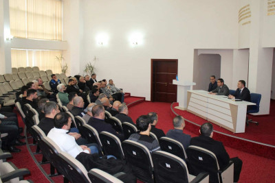 Sumqayıtda idman cəmiyyətlərinin rəhbərləri görüşüblər