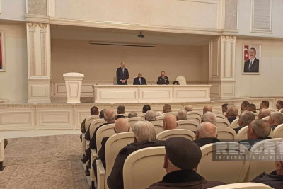 Heydər Əliyev Mərkəzində veteranlarla görüş baş tutub