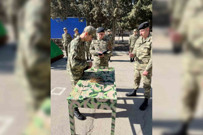 "Şahin" hərbi idman oyunlarının qalibləri təltif ediliblər