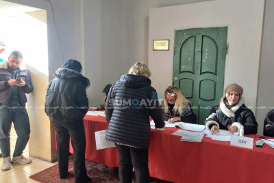 Sumqayıtlılar seçkilərə qatılıblar