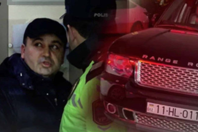 Məmurun yaxın qohumu sərxoş vəziyyətdə avtomobil sürüb