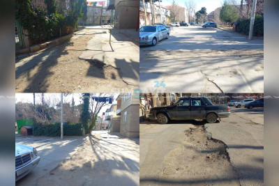 Bu məhəllədə qazıntı işləri bitmək bilmir